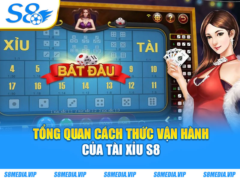 Tổng quan cách thức vận hành của tài xỉu S8