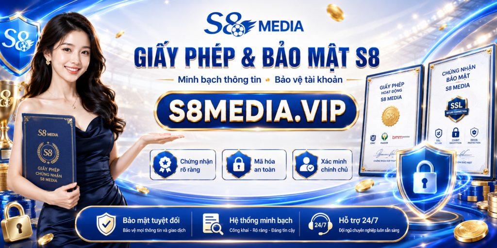 Giấy phép và bảo mật người chơi an toàn S8
